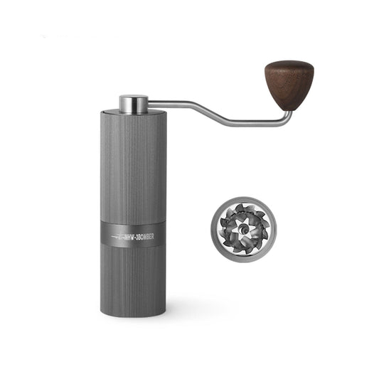MHW-3BOMBER Racing M1-Manual Coffee Grinder Six Star Steel Burr Grey