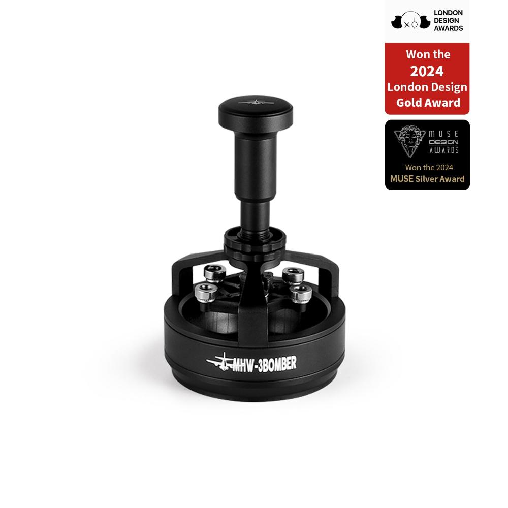 MHW-3BOMBER Cyclone Needle Distribution Tool Black-58.35mm