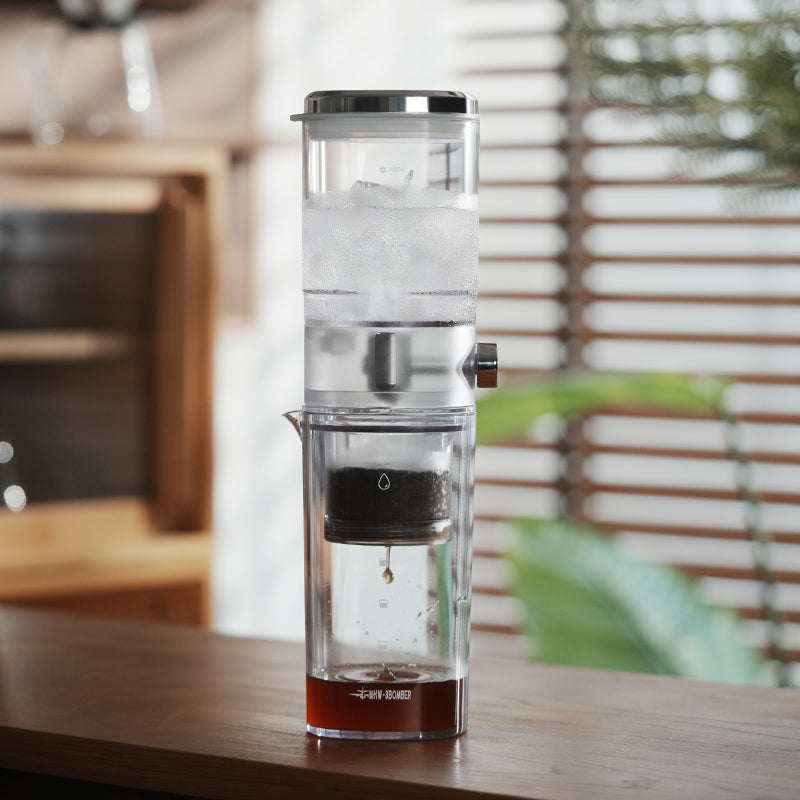 MHW-3BOMBER Fresh Ice Dripper Cold Drip Coffee Maker Transparent-400m
