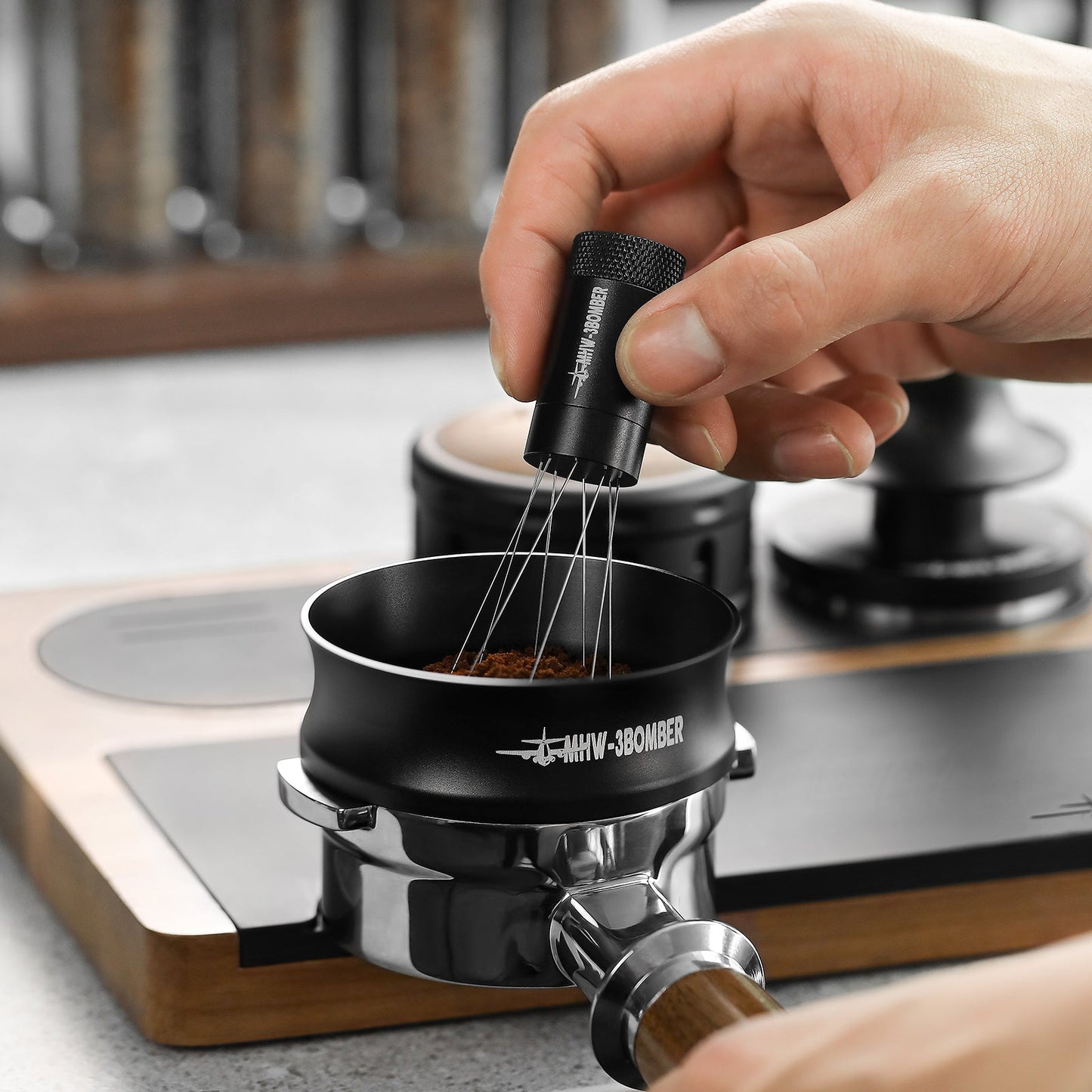 MHW-3BOMBER Espresso Magnetic Coffee Dosing Funnel