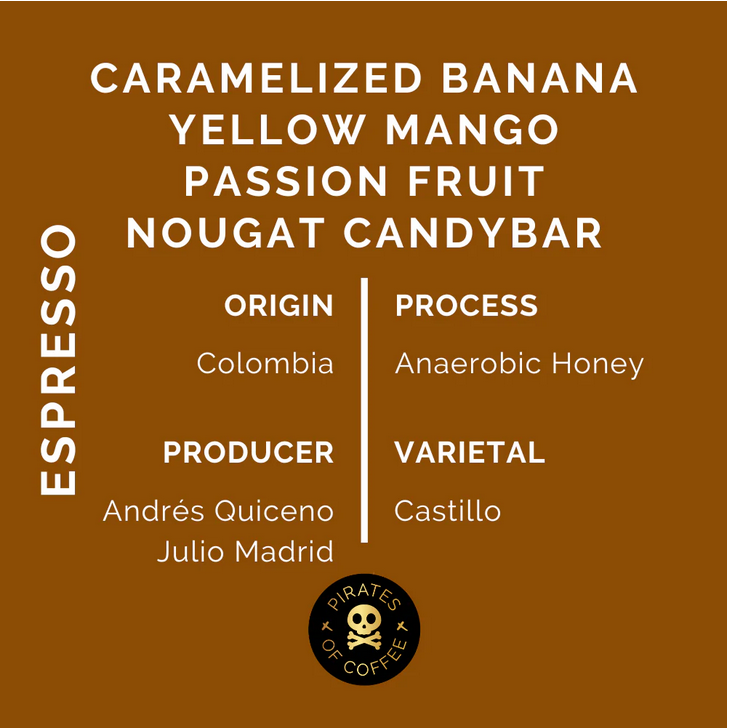 SMOOTHIE ESPRESSO: Colombia Anaerobic Honey