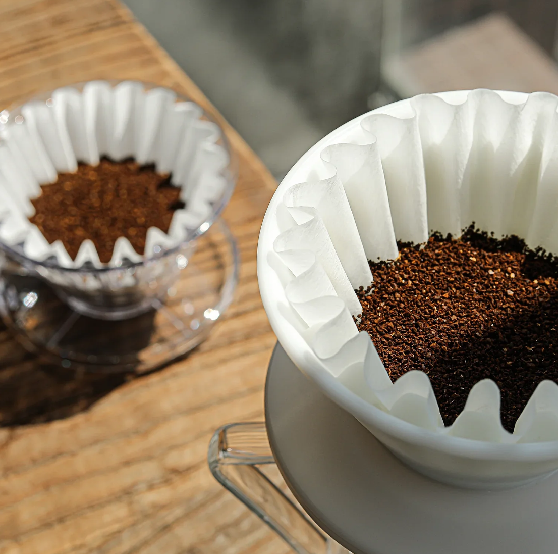 MHW-3BOMBER Cake-shaped Coffee Filter Paper - 155 (50pcs)