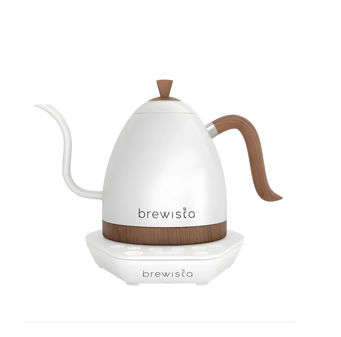 New Brewista 600ml Artisan Gooseneck Kettle -WHITE