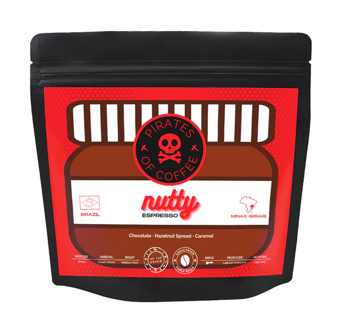 NUTTY Espresso: Brazil Honey Process
