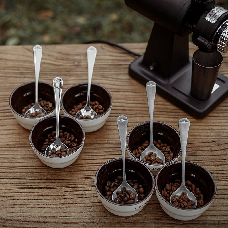 MHW-3BOMBER Coffee Spoon Long Handle Coffee Cupping Spoon silver spot