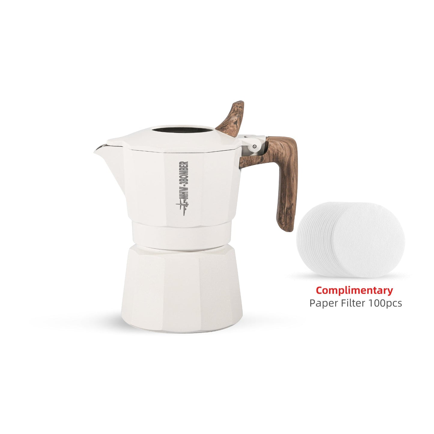 MHW-3BOMBER Double Valve Moka Pot 100ml
