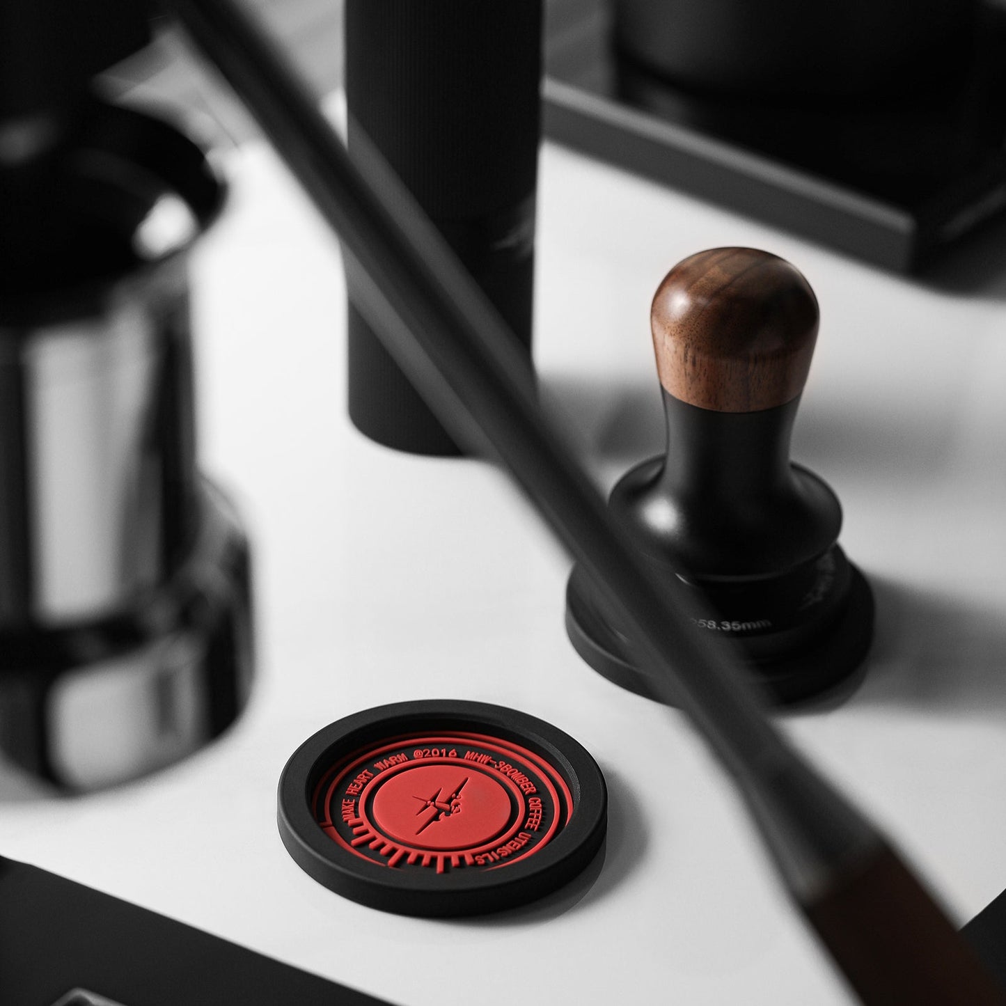 MHW-3BOMBER Silicone Tamper Storage Mat 51-58mm