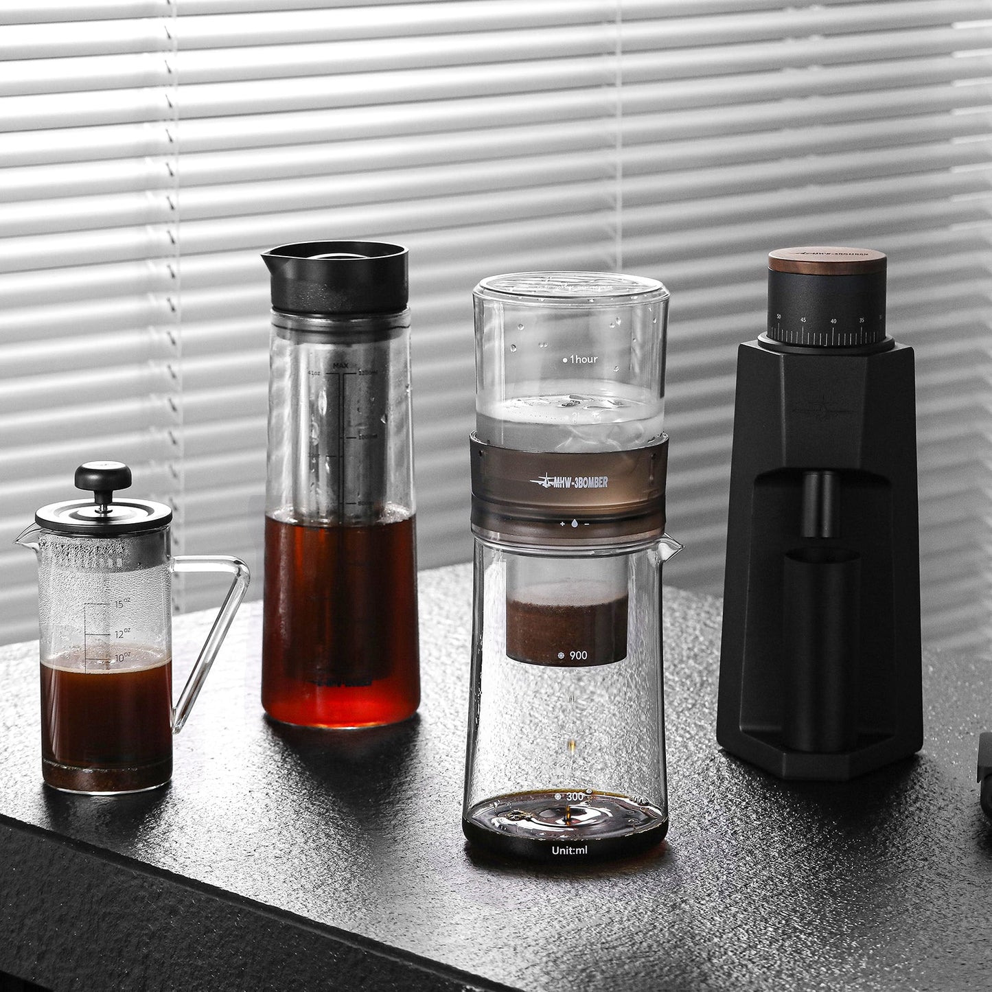 MHW-3BOMBER Coffee Baro Ice Dripper Cold Drip Coffee Maker 600ml
