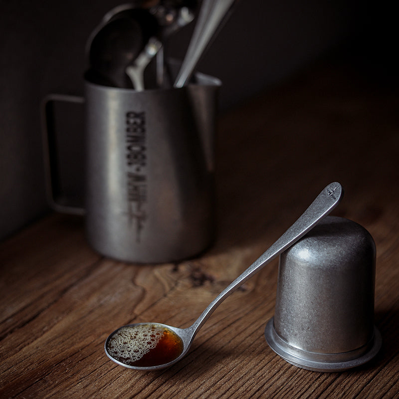 MHW-3BOMBER Coffee Spoon Long Handle Coffee Cupping Spoon silver spot