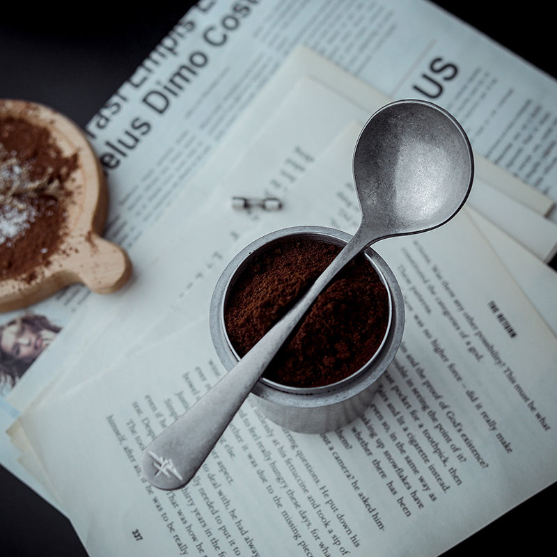 MHW-3BOMBER Coffee Spoon Long Handle Coffee Cupping Spoon silver spot