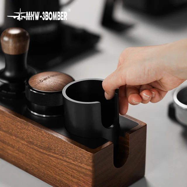 MHW-3BOMBER Wood Portafilter Holder 51-58mm universal