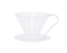 Cafec Flower Dripper Clear Cup 4