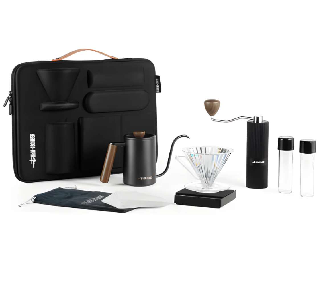 MHW-3BOMBER Portable Pour-Over Set-8 pcs in one black