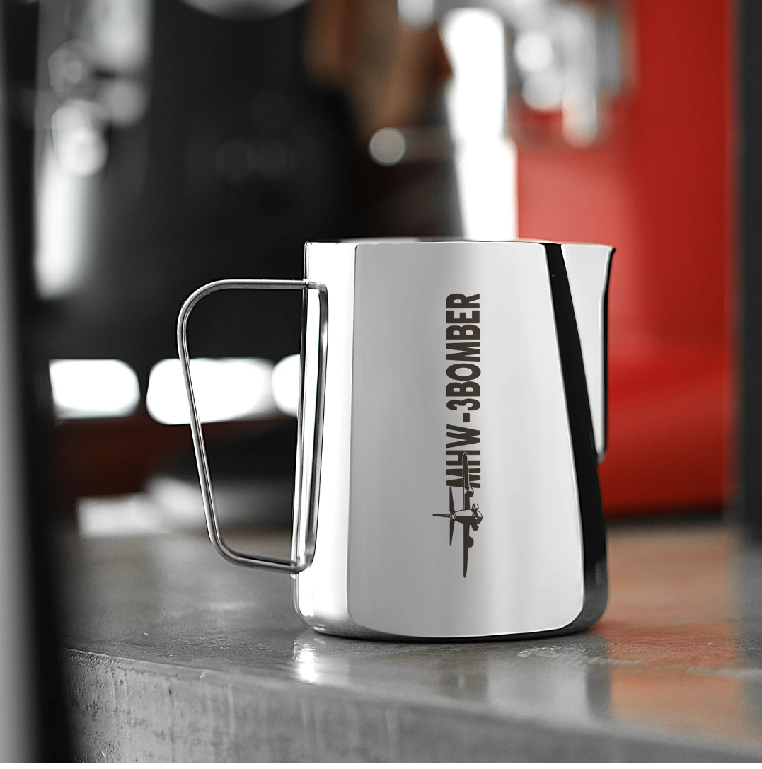MHW-3BOMBER Milk Frothing Pitcher 3.0 Glossy Grey - 400ml