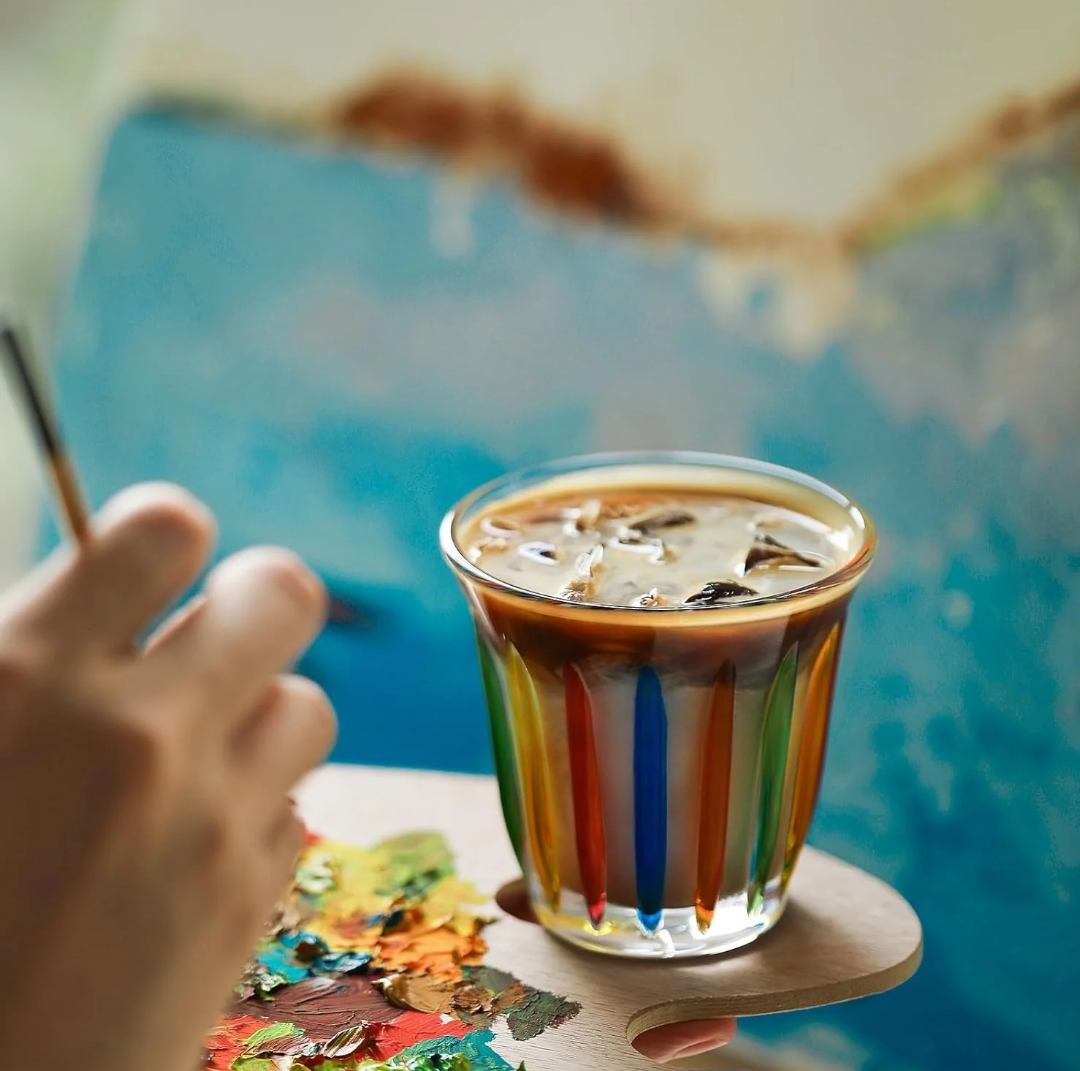 MHW-3BOMBER Wright Cup Espresso Shot Glass Hand-painted Series